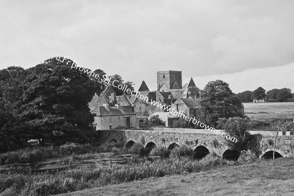 HOLY CROSS ABBEY  FROM VILLAGE